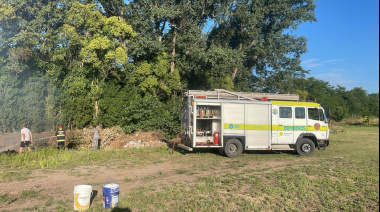 Los bomberos sofocaron cinco incendios en distintos puntos de Junín