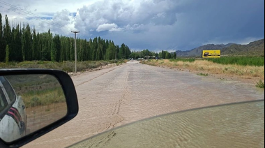 Habilitaron la ruta 7 tras su corte por inundación