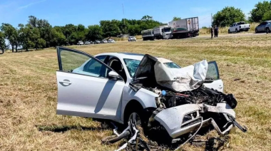 Colón: Chocaron de frente un auto y una moto y murieron una niña de 9 años y su madre