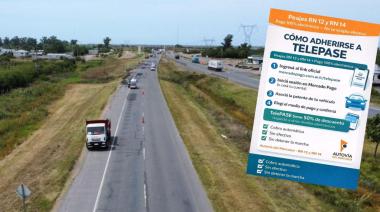 Peaje en rutas a Entre Ríos: a sacar el Telepase para no pagar las multas