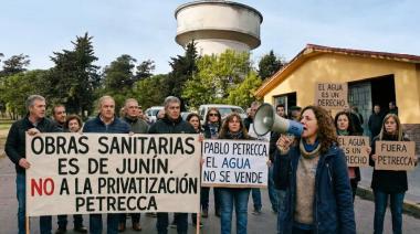 Petrecca quiere privatizar Obras Sanitarias para ponerla en la órbita del Grupo Junín