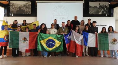 La UNNOBA le dio la bienvenida a un grupo de estudiantes extranjeros