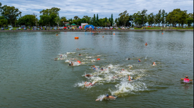 Se desarrolló la primera posta acuática 4x1000 en el PNLG
