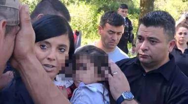Apareció sana y salva Esmeralda, la nena buscada toda la noche en Cosquín