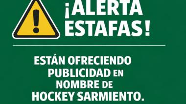 Sarmiento alertó por estafas en su nombre
