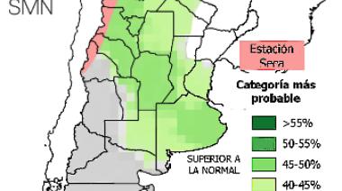 Sin demasiadas lluvias en la zona, el trimestre que viene