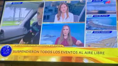 El canal TN quedó envuelto en una fuerte polémica en Necochea