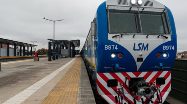 El tren San Martín sumó una nueva formación para optimizar el cumplimiento de horarios