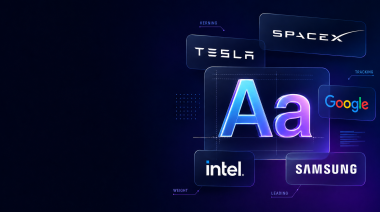 Cómo las tendencias de estilo de texto están dando forma a la imagen de marca de la tecnología moderna.
