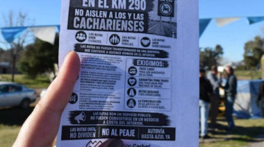 Cacharí se planta contra un peaje de la privatización de Milei