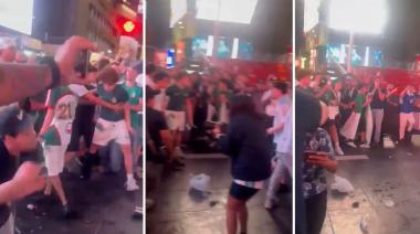 Disturbios entre hinchas de Argelia y Argentina en el corazón de Nueva York