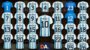Mundial 2026: los dorsales de la Selección Argentina ya quedaron confirmados