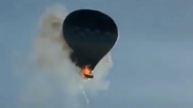 Se incendió un globo aerostático y dejó ocho muertos: una familia completa entre las víctimas