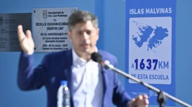 La Provincia colocará carteles sobre la distancia a Malvinas en edificios públicos y parques