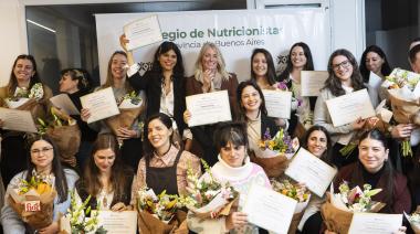 38 nutricionistas bonaerenses recibieron una certificación que abre una nueva etapa