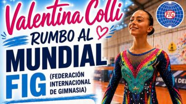 Valentina Colli busca sponsors para poder viajar al Mundial de Gimnasia en España