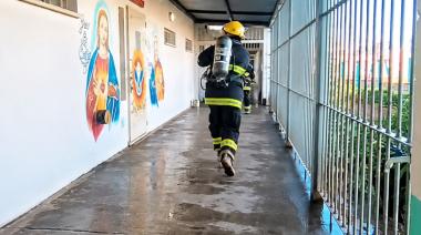 Simulacro de Incendios y Evacuación en la Alcaidía de Junín