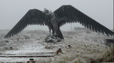 El frío polar trajo nieve a zonas de la provincia de Buenos Aires y otras regiones del país