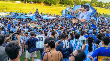 En la previa de Egipto, un nuevo banderazo en Atlanta reunió a miles de hinchas argentinos
