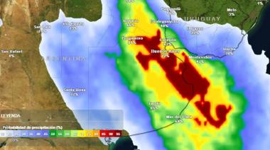 Se avecina una ciclogénesis: llega un temporal de lluvias, viento y granizo