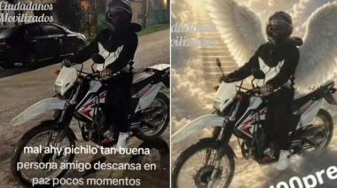 'Pichilo', el motochorro muerto tras un tiroteo con un policía  tuvo su despedida tumbera