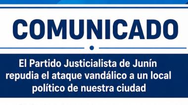 Vandalizaron el local del Movimiento Derecho al Futuro en Junín