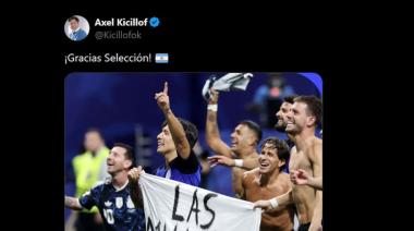 “Muchas gracias, jugadores”: los mensajes del arco político tras la derrota de la selección argentina ante España