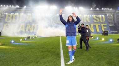 Emotiva despedida de Cavani de Boca: "Jamás me voy a arrepentir de haber venido"