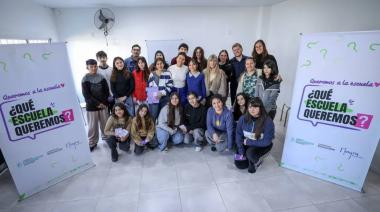 Pergamino: Mayra Mendoza participó de un encuentro con estudiantes de nivel secundario