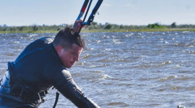 Profundo dolor: Un experto en kitesurf murió ahogado en la laguna Setúbal de Santa Fe