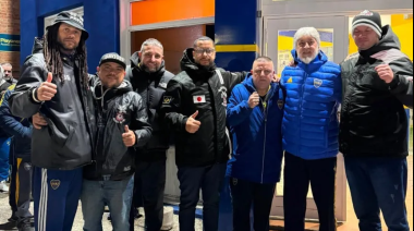 Las barras de Boca y Corinthians tuvieron su 'cumbre' antes del partido por Libertadores