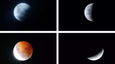 “Luna de sangre”: el eclipse tiñó de rojo a la Argentina y gran parte del mundo