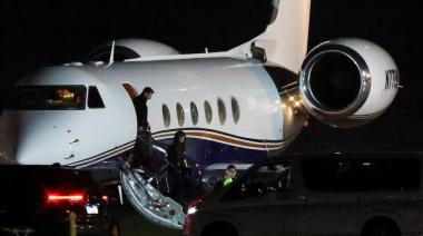Lionel Messi llegó a Rosario junto a Antonella Roccuzzo para despedir a su padre