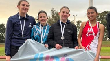La atleta juninense Agostina Zunino se consagró triple campeona provincial