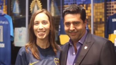 Vidal sigue los pasos de Mauridio: Se mete en Boca y promueve a un candidato macrista