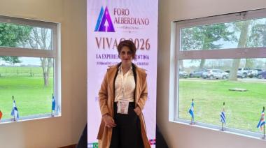 Estefanía Velazco, presente en el Foro Alberdiano Internacional