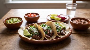 Tacos de carne: el plato mexicano que encontró su lugar en las mesas argentinas