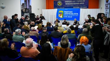El peronismo de la Cuarta se unió en Nueve de Julio para homenajear a Jesús Abel Blanco