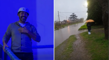 Fiorini patinó sobre hielo y los vecinos le pidieron que "patine" en los barrios
