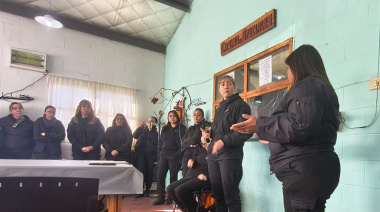 Capacitación sobre traslado y custodia de detenidas en la Alcaidía Penitenciaria Junín