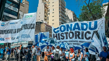 Paro universitario: La CONADU confirmó la medida de fuerza por 72 horas