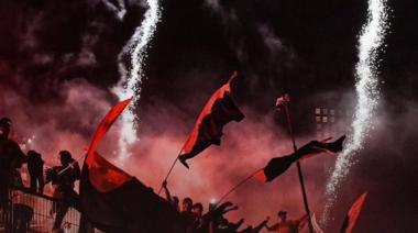 Newell‘s realizó el tradicional banderazo antes del clásico contra Rosario Central