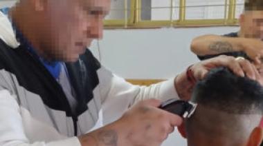 Comenzó una capacitación de peluquería y barbería para internos en la Unidad 16