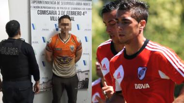 El ex River, Ezequiel Cirigliano, intentó robarle el arma a un policía