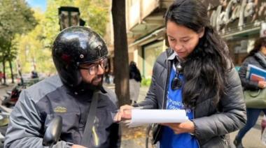 Repartidores de apps en Rosario: Preparan un programa de acompañamiento