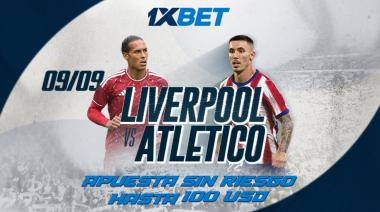 La Champions League vuelve a Anfield: Liverpool vs Atlético de Madrid, con una apuesta gratis de hasta $100
