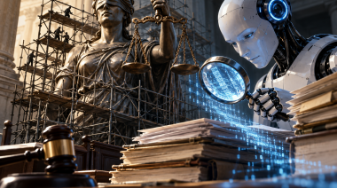 El andamiaje de la justicia y los rastros de la máquina