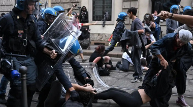 Francia e Italia, en alerta por violencia, incendios y enfrentamientos en las calles