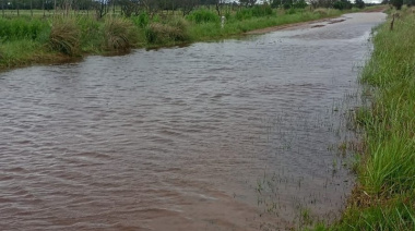 Ya hay excesos hídricos en campos y caminos cercanos a Junín por el Niño