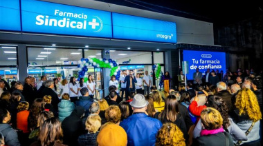 Con un moderno local, la Farmacia Sindical inauguró su quinta sede en Junín